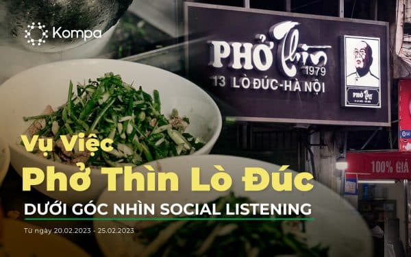 The Phở Thìn Incident from a Social Listening Perspective