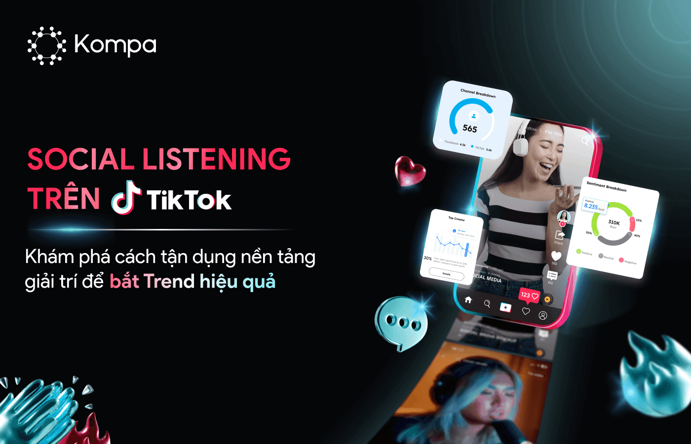 Social Listening trên TikTok: Khám phá cách tận dụng nền tảng giải trí để bắt trend hiệu quả