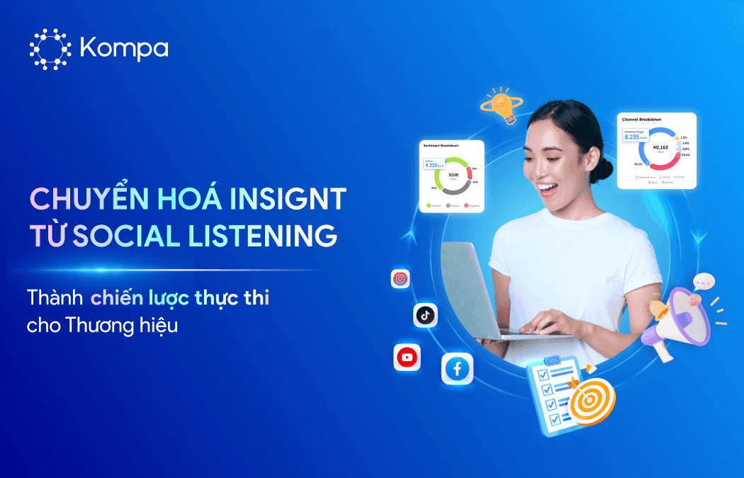 Hành trình chuyển hóa Insight từ Social Listening thành chiến lược thực thi cho Thương hiệu