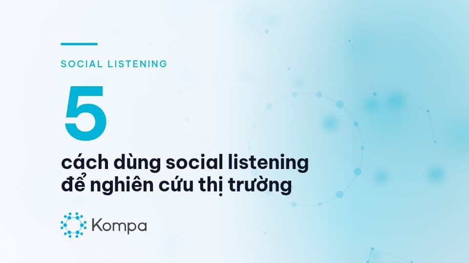 5 ways to use Social Listening tools for market research