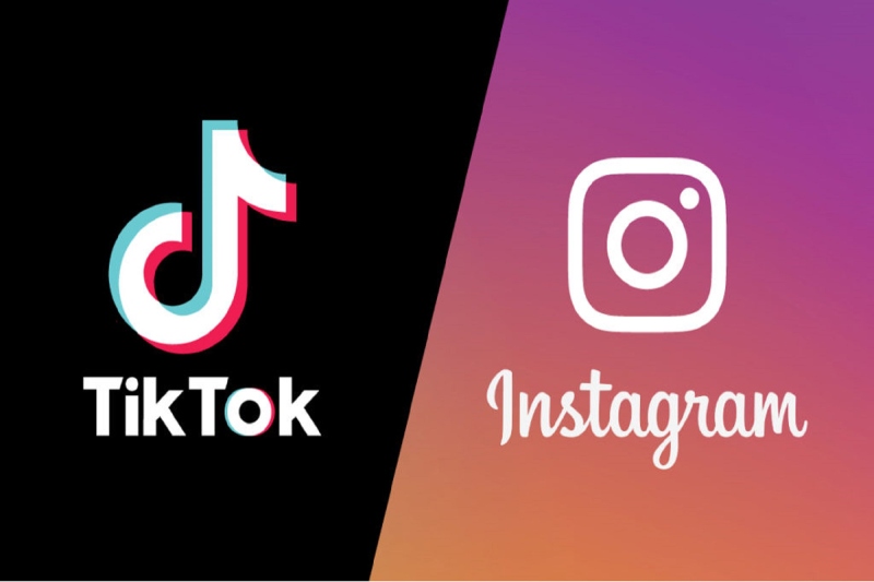 Tik Tok là một nền tảng đang nổi, trong khi Instagram là thuộc sở hữu của Facebook
