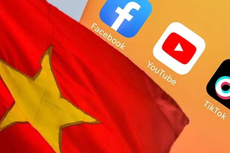 Facebook, Youtube, TikTok là những các nền tảng mạng xã hội phổ biến tại Việt Nam