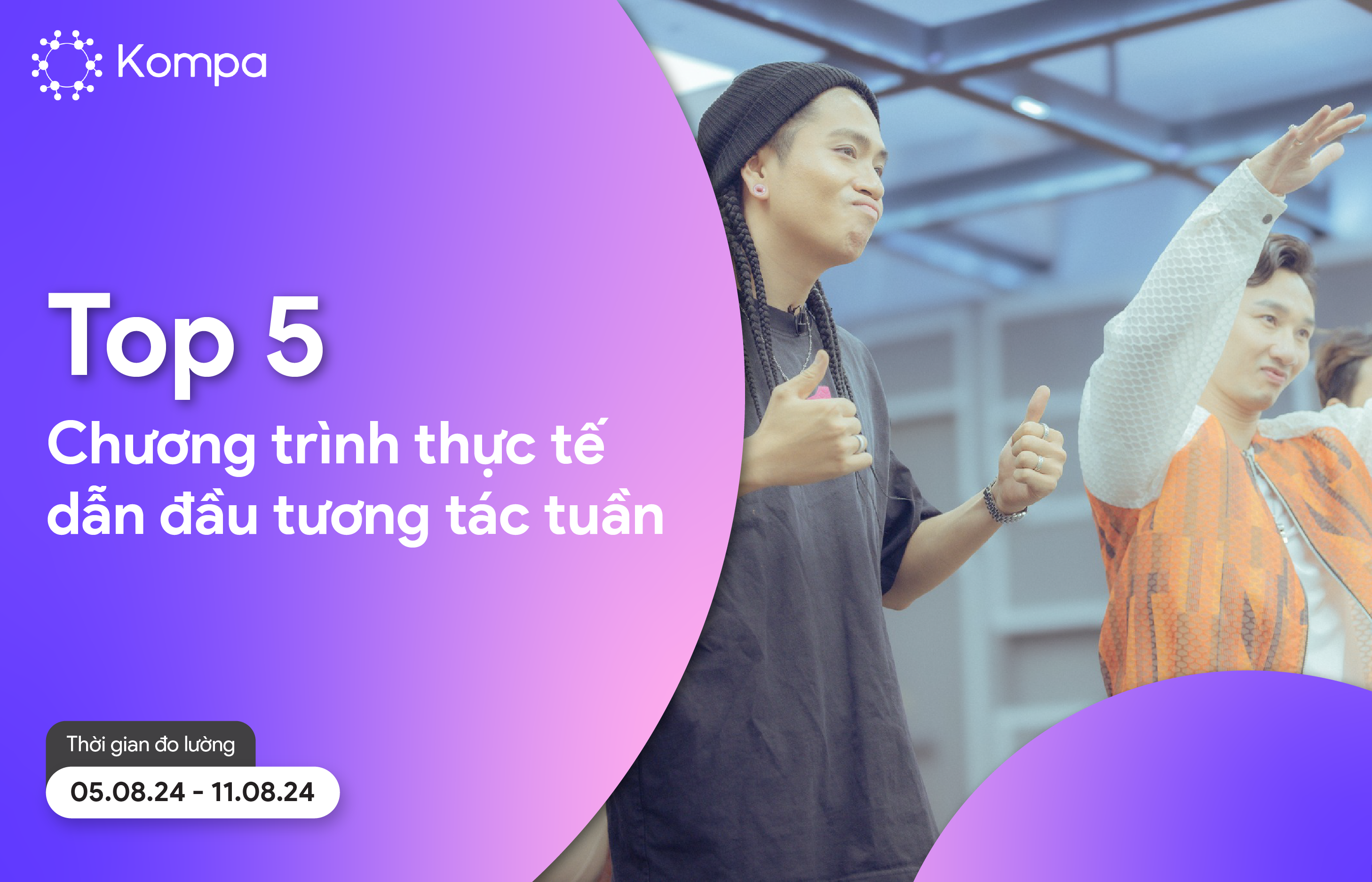 Top 5 Chương trình thực tế