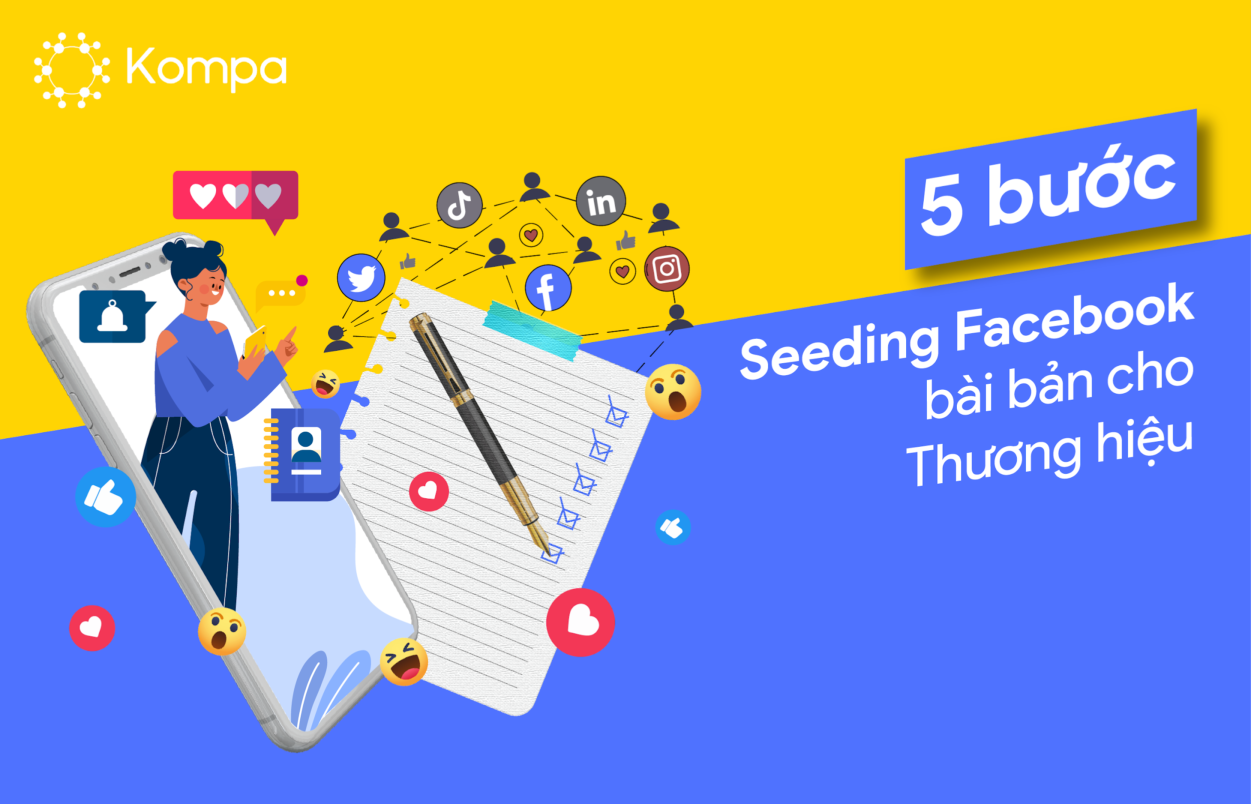 các bước seeding facebook