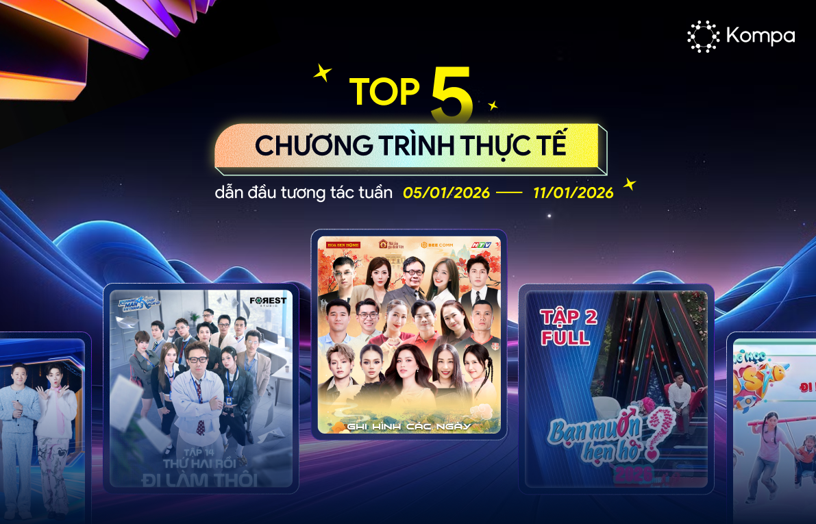 BXH chương trình thực tế