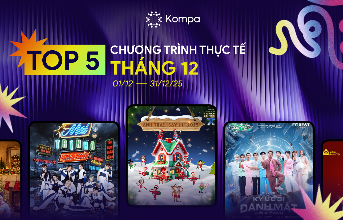 BXH chương trình thực tế